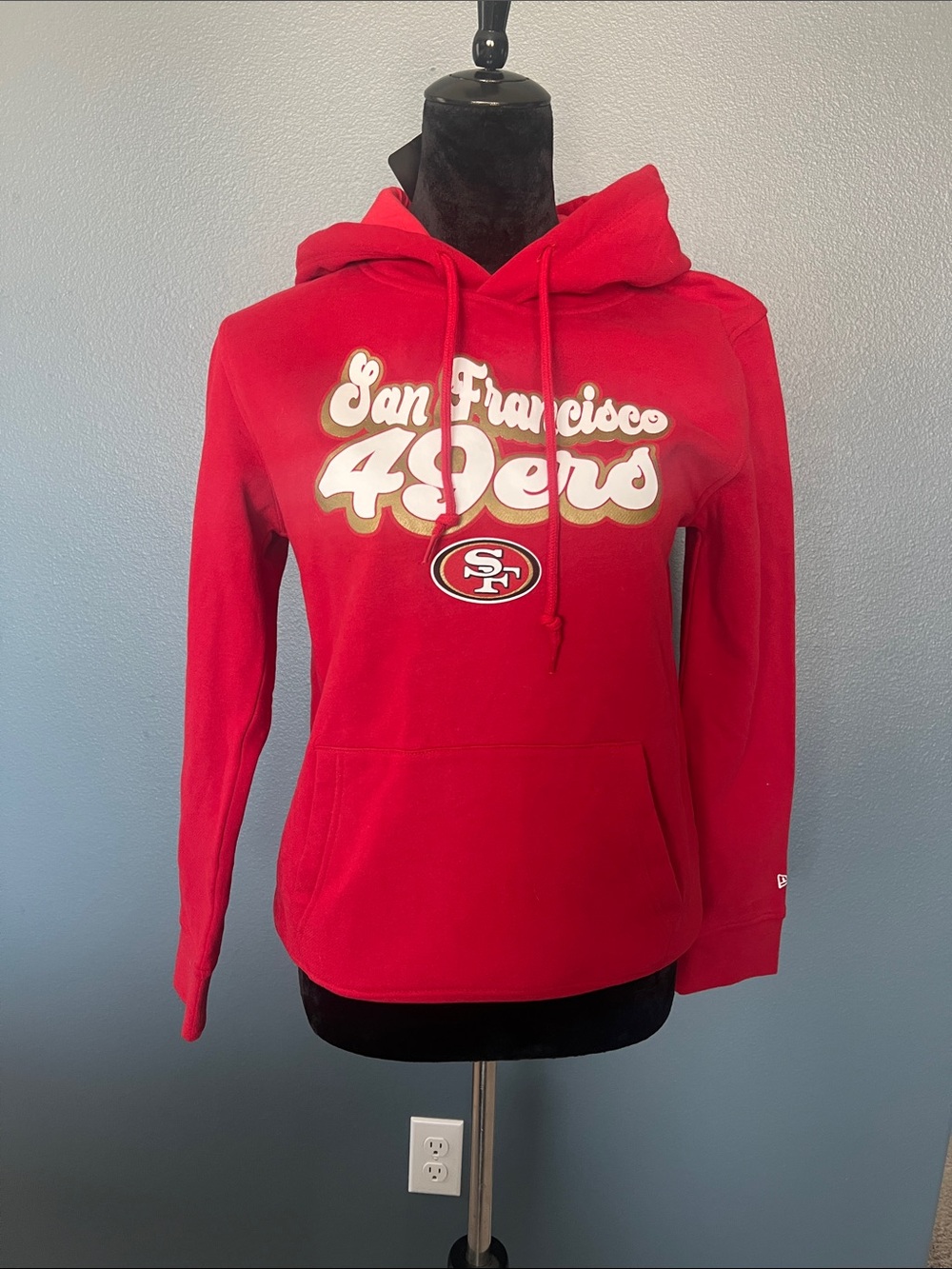 New Era Red San Francisco 49ers Pullover Hoodie